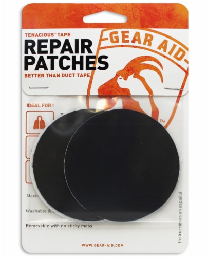 Coghlan's Gear Aid Tenacious Tape Repair Patches Perspective: front