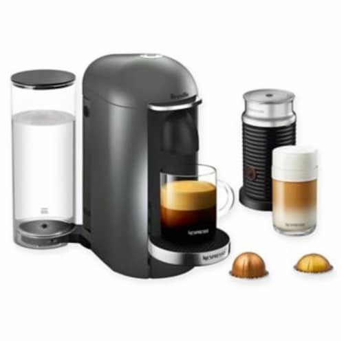 Nespresso Vertuo Next Espresso Roast Coffee Maker and Espresso Machine  Bundle By Breville