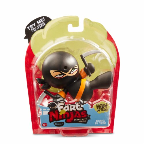 Fart Ninjas Kung Pi Yew Action Figure Perspective: front
