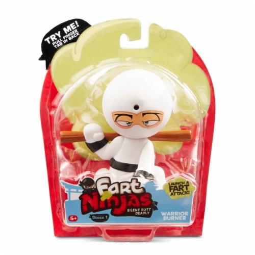 Fart Ninjas Warrior Burner Action Figure Perspective: front