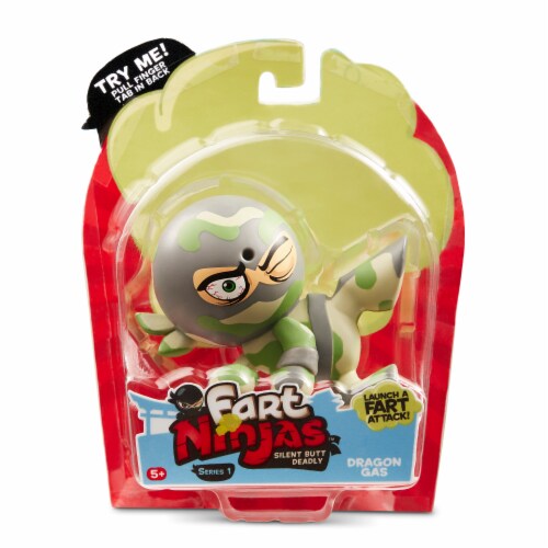 Fart Ninjas Dragon Gas Action Figure Perspective: front