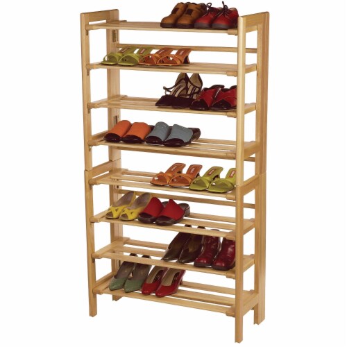 4 tier stackable shoe rack online