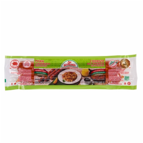 VV Supremo Mexican-Style Pork Chorizo Sausage Perspective: front