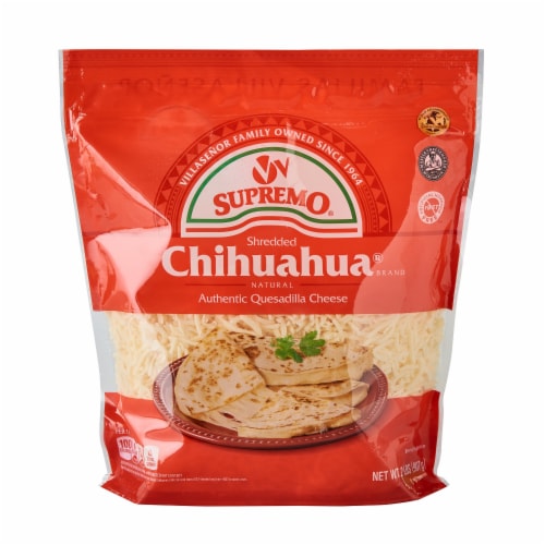 V&V Supremo Chihuahua® Queso Quesadilla Mexican Shred Cheese Perspective: front