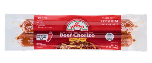 Supremo® Foods Beef Chorizo Perspective: front