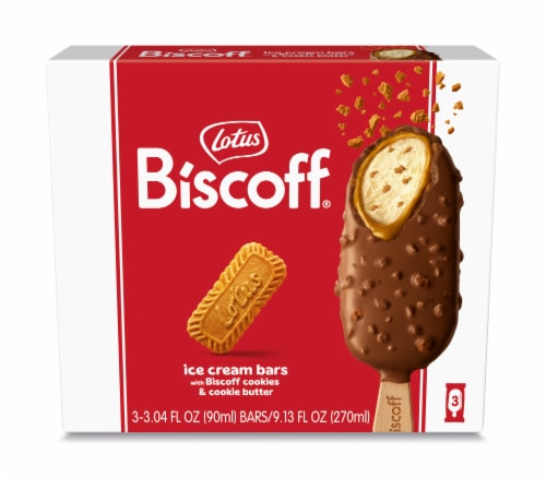 Biscoff® Ice Cream Bars Perspective: front