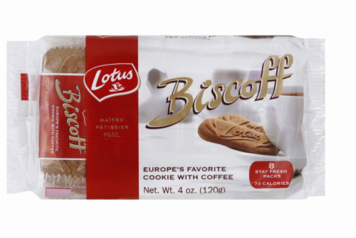 Lotus Biscoff Cookies Snack Pack Perspective: front