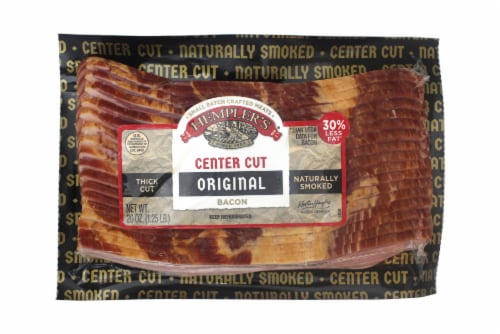 Hempler's Original Center Cut Thick Sliced Smoked Bacon Perspective: front