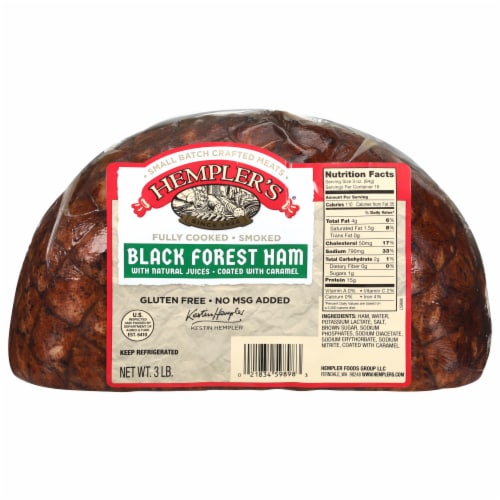 Hempler's® Fully Cooked Smoked Black Forest Ham Perspective: front