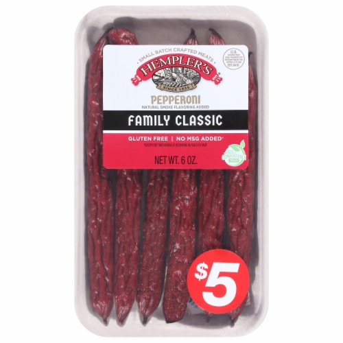 Hempler's® Family Classic Pepperoni Stick Tray Perspective: front