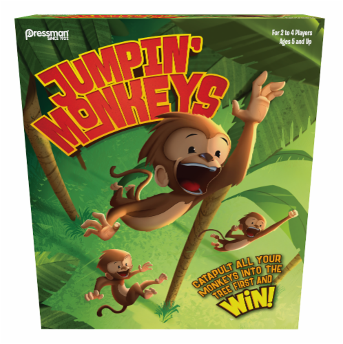 Goliath Jumpin' Monkeys Board Game Perspective: front