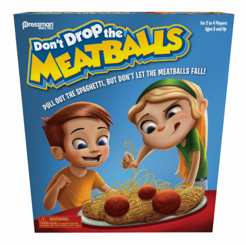 Goliath Don't Drop the Meatballs Board Game Perspective: front