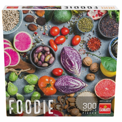 Goliath Foodie Vegetable Puzzle Perspective: front
