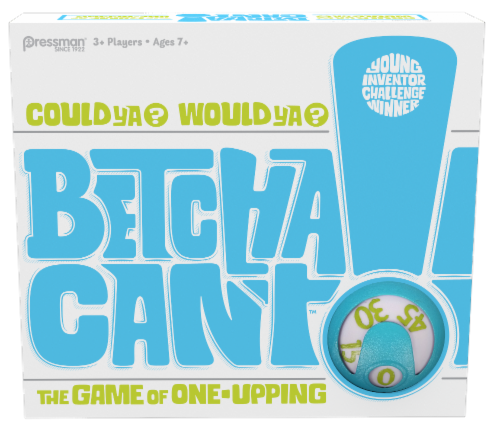 Pressman® Betcha Can't™ Board Game Perspective: front