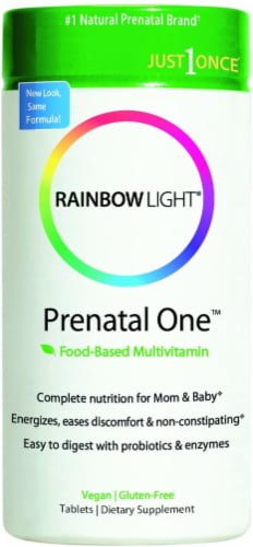 Rainbow Light Prenatal One High Potency Multivitamin Tablets Perspective: front