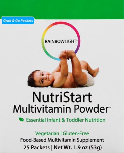 Rainbow Light NutriStart Multivitamin Powder for Infants & Toddlers Perspective: front