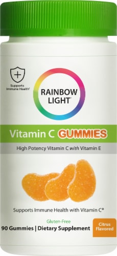 Rainbow Light Citrus Flavored Vitamin C 90 ea Perspective: front