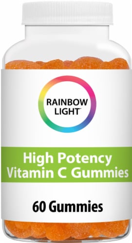 Rainbow Light High Potency Vitamin C Gummies Perspective: front