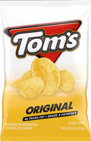 Tom's Original Potato Chips Perspective: front