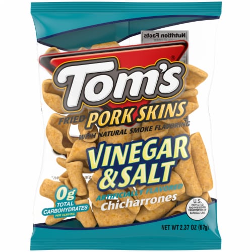Tom's® Vinegar & Salt Fried Pork Skins Perspective: front
