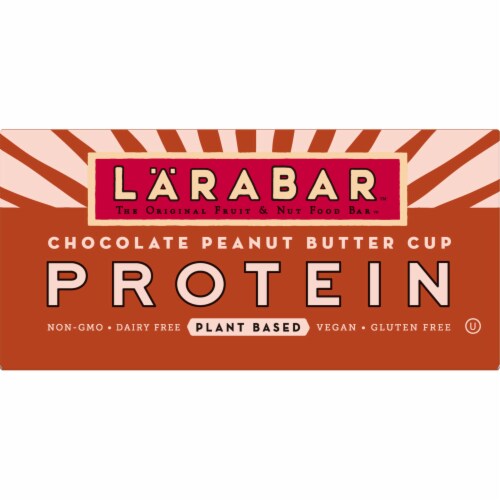 Larabar Chocolate Peanut Butter Cup Plant Based Protein Bars Perspective: front