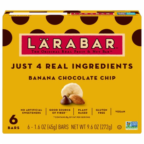 Larabar Banana Chocolate Chip Fruit and Nut Bars, 6 ct Kroger