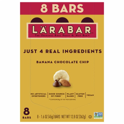 Larabar™ Banana Chocolate Chip Fruit & Nut Bars Perspective: front