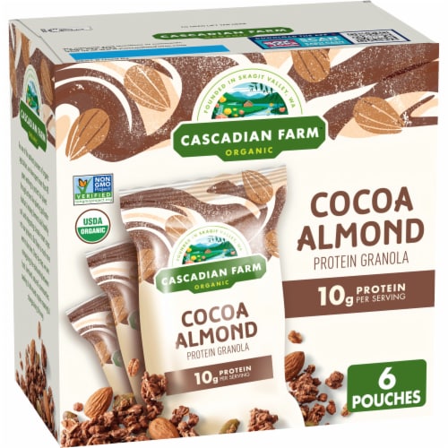 Cascadian Farm™ Organic Cocoa Almond Protein Granola, 6 ct / 2.5