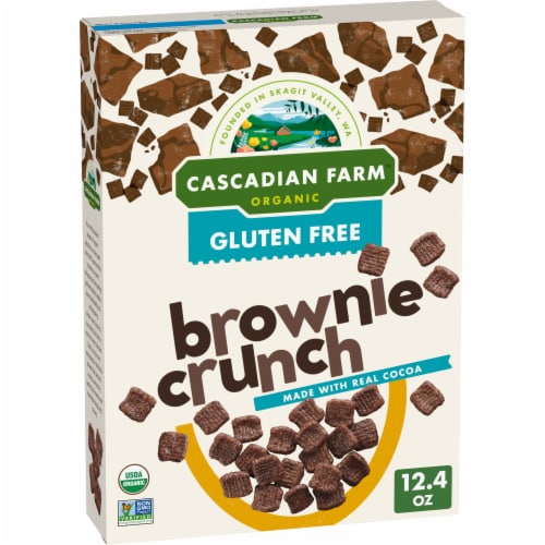 Cascadian Farm Organic Brownie Crunch Cereal Perspective: front