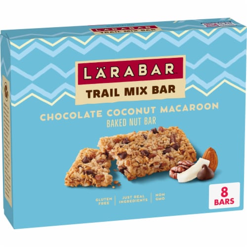Larabar Chocolate Coconut Macaroon Trail Mix Baked Nut Bars Perspective: front