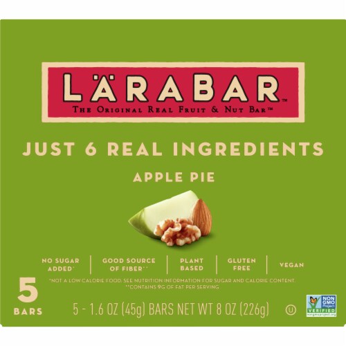 Larabar Apple Pie Fruit and Nut Bars Perspective: front