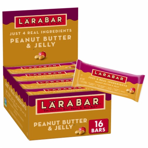 Larabar Peanut Butter & Jelly Bars Perspective: front