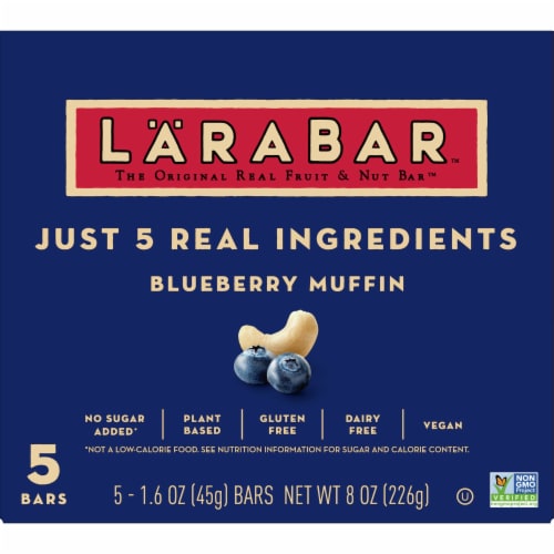 Larabar Blueberry Muffin Fruit and Nut Bars Perspective: front