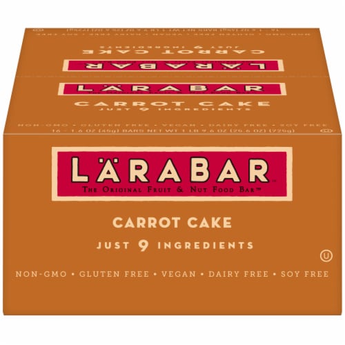 Larabar Carrot Cake Bars Perspective: front