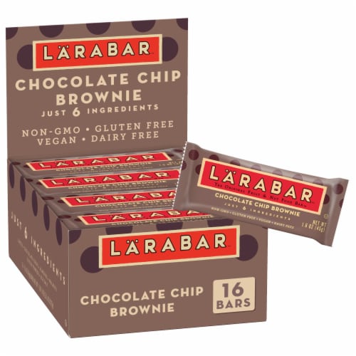 Larabar Chocolate Chip Brownie Fruit & Nut Bars Perspective: front
