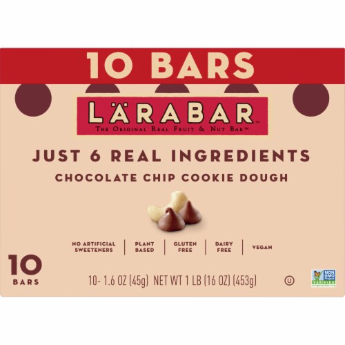 Larabar™ Chocolate Chip Cookie Dough Fruit & Nut Bars Perspective: front
