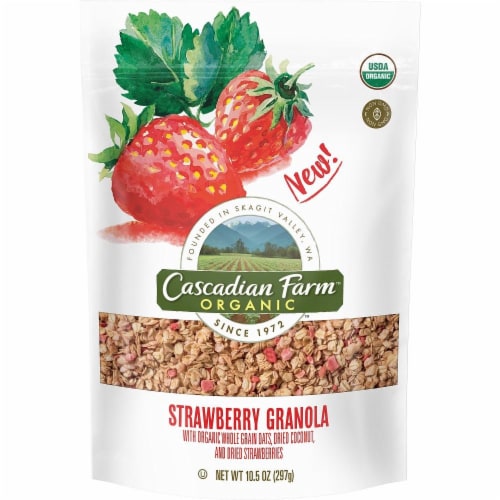Cascadian Farm Organic® Strawberry Granola Perspective: front