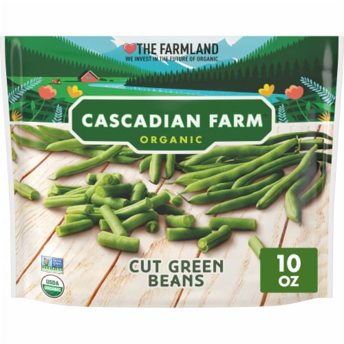 Cascadian Farm™ Organic Cut Green Beans Frozen Vegetables Perspective: front