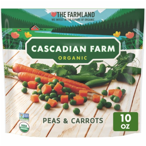 Cascadian Farm™ Organic Frozen Peas & Carrots Perspective: front