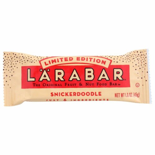 Larabar Snickerdoodle Fruit & Nut Bar Perspective: front