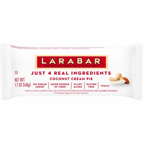 Larabar™ Coconut Cream Pie Fruit and Nut Bar Perspective: front