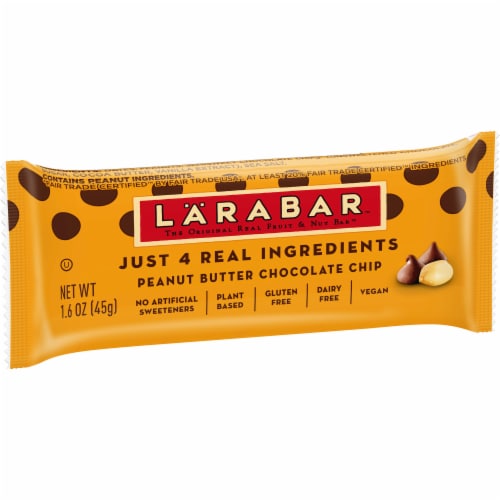 Larabar™ Peanut Butter Chocolate Chip Fruit & Nut Bar Perspective: front