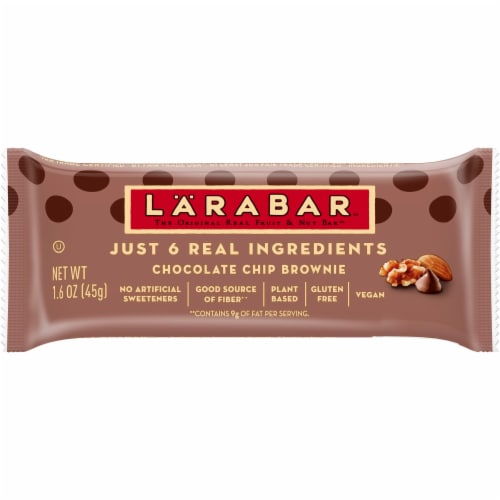 Larabar™ Chocolate Chip Brownie Fruit & Nut Bar Perspective: front