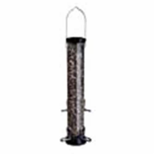 Droll Yankees Onyx Clever Clean Sunflower Feeder 18 Inch Perspective: front