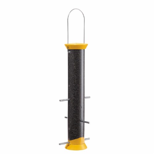 Droll Yankees Inc Yellow Metal Thistle Feeder 15 in. Perspective: front