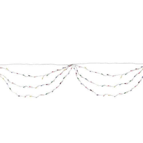 Brite Star 150 Count Multi Color Mini Swag Christmas Lights 7.5ft