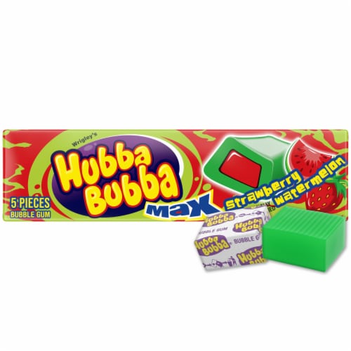 Hubba Bubba Max Strawberry Watermelon Bubble Gum