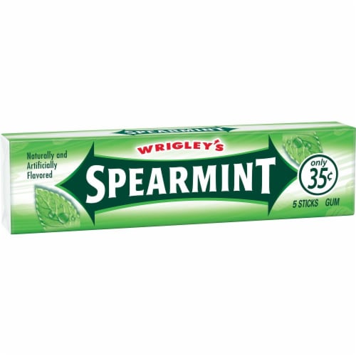 Wrigley's Spearmint Gum Perspective: front