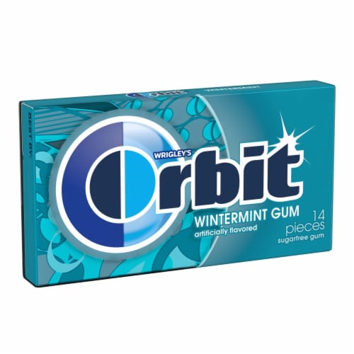 Orbit Wintermint Sugar Free Chewing Gum Perspective: front