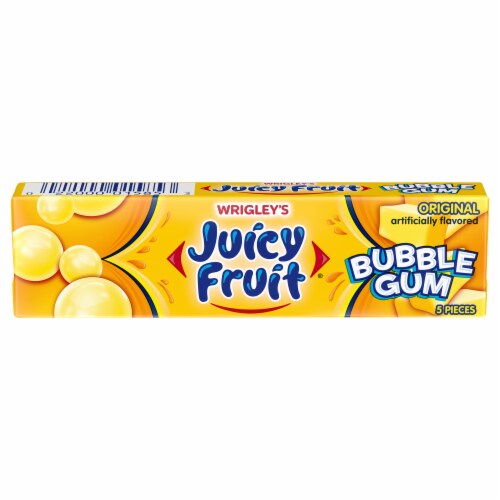 Juicy Fruit® Original Bubble Gum Pack Perspective: front